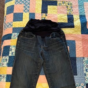 Gap maternity jeans. Size 30/10long and Lean